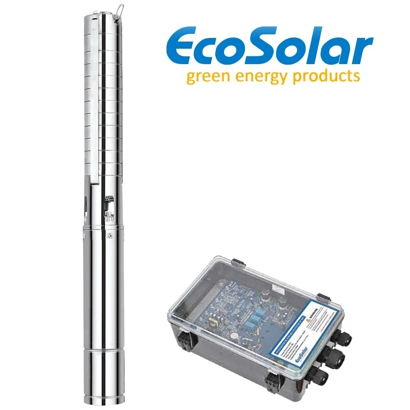 Bomba de água submersível Ecosolar ESP-820X + regulador | Damia Solar