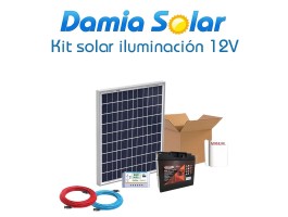 Comprar Kit solar iluminación 12V