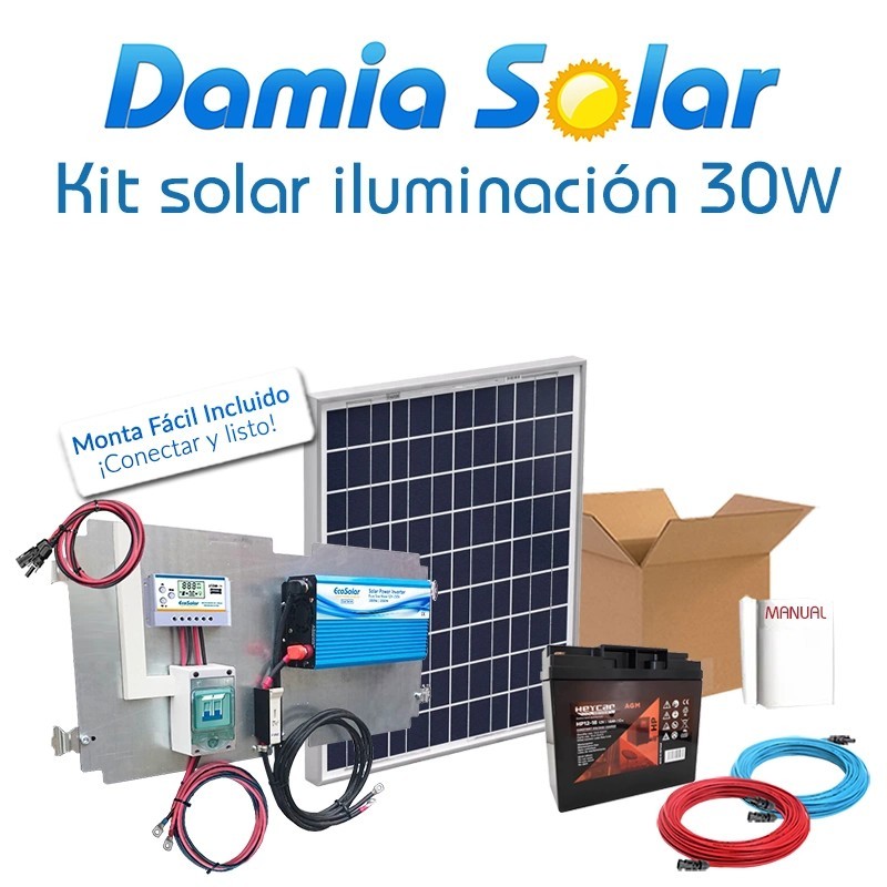 Comprar Kit de iluminação solar 30W