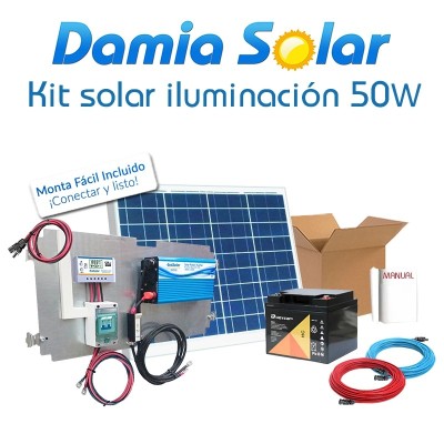 Comprar Kit de iluminação solar 50W
