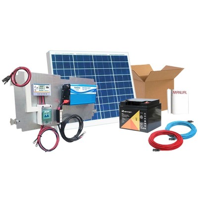 Comprar Kit solar iluminación 50W