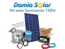 Comprar Kit solar iluminación 150W