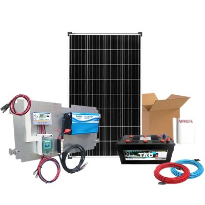 Comprar Kit solar iluminación 250W