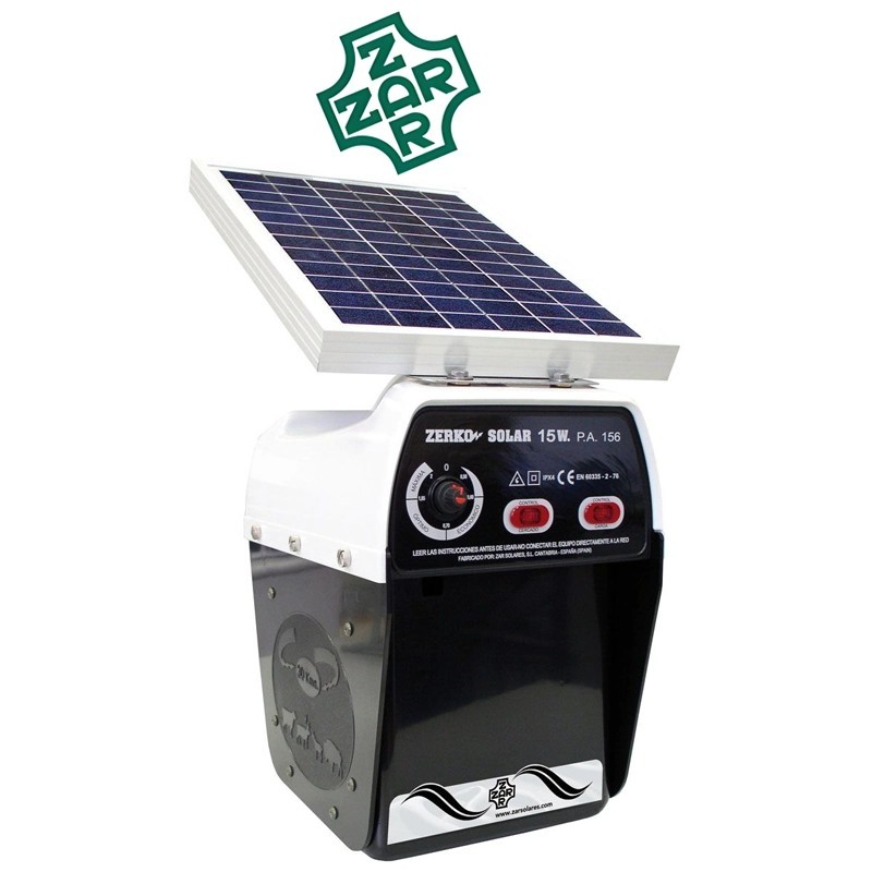Pastor elétrico solar ZERKO SOLAR 15W (Bateria separada) | Damia Solar