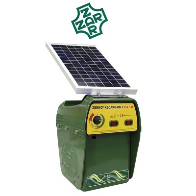Pastor elétrico solar recarregável ZERKO 10W (bateria e painel) | Damia Solar