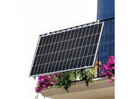 Estructura de balcón para panel solar de 12V o 24V