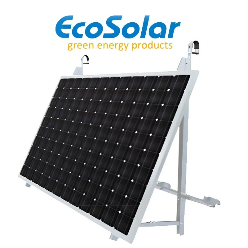 Estructura de balcón para panel solar de 12V o 24V