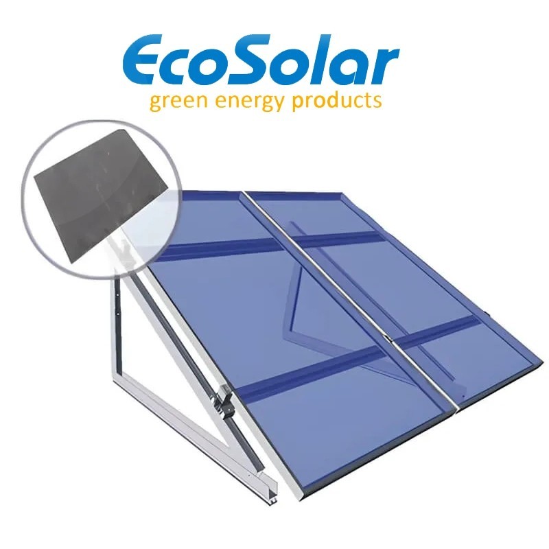 Estrutura ajustável para telhado de ardósia para painéis de 180W a 200W