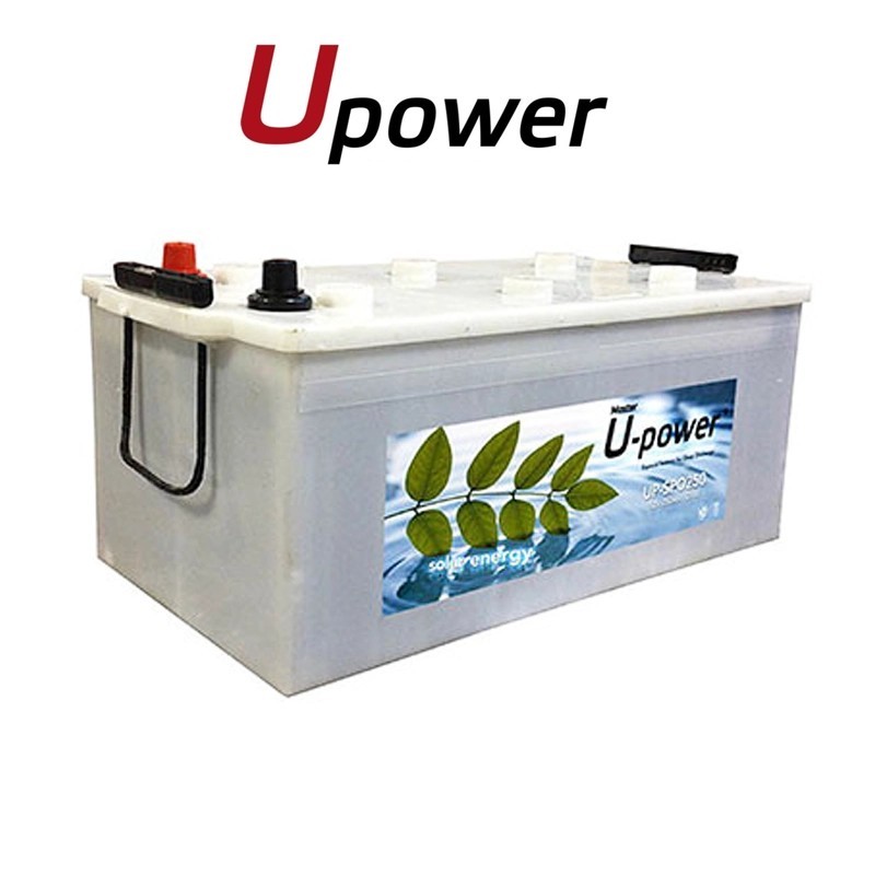 Batería solar monoblock ciclo profundo U-POWER 250Ah | Damia Solar