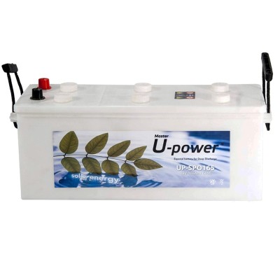 Batería solar monoblock ciclo profundo U-POWER 165Ah | Damia Solar