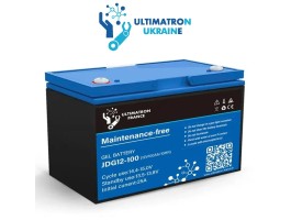 Bateria solar Gel ULTIMATRON JDG12-100 110Ah C10 125Ah C100 12V