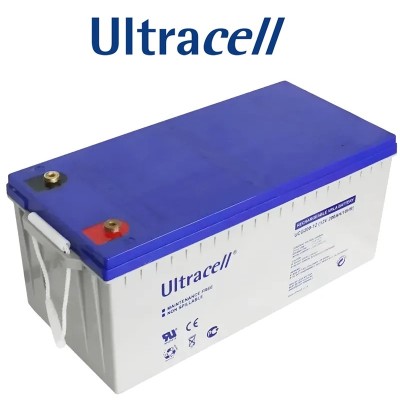 Bateria de gel Ultracell UGC200 12 V 200 Ah C10 250 Ah C100 | Damia Solar