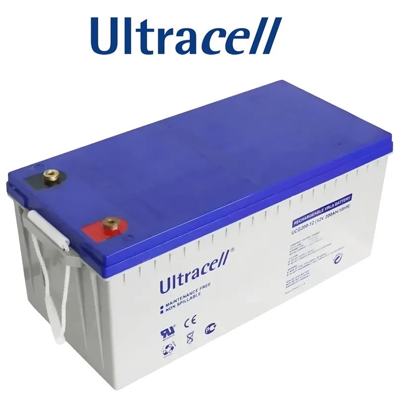Bateria de gel Ultracell UGC200 12 V 200 Ah C10 250 Ah C100 | Damia Solar