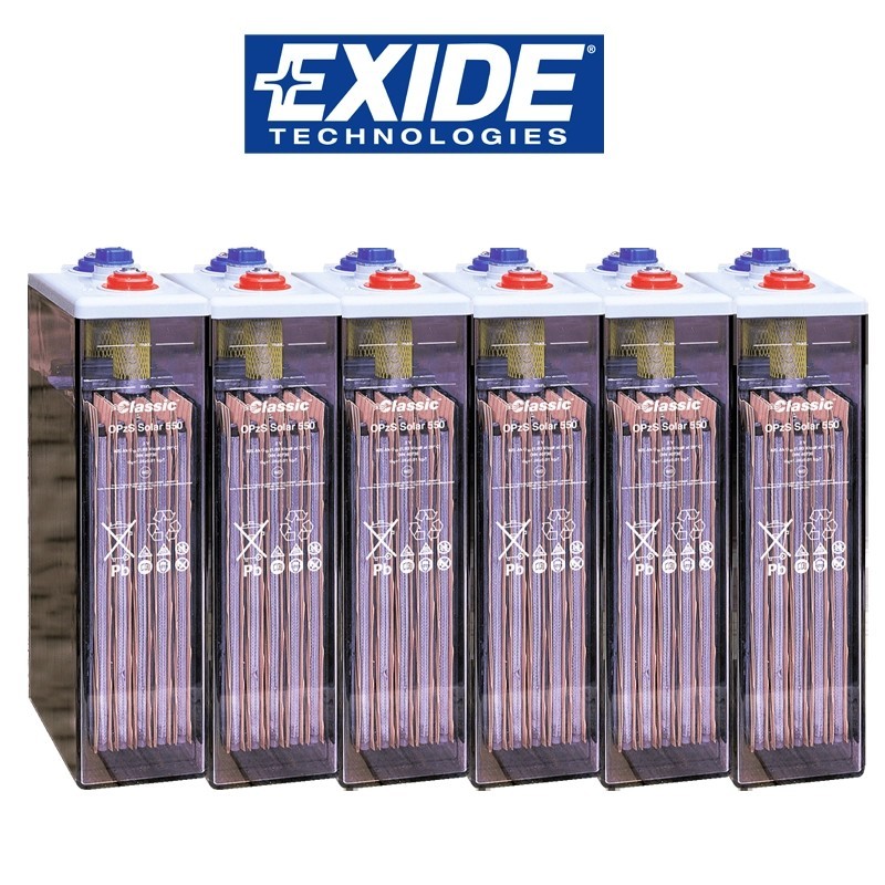 Acumulador estacionario Exide OPzS 550 (391Ah C10)