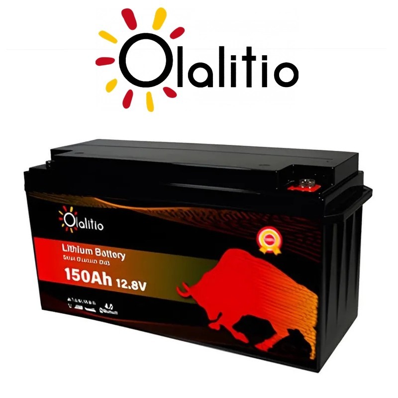 Batería De Litio Olalitio LiFePO4 Smart BMS 12.8V 150Ah | Damia Solar