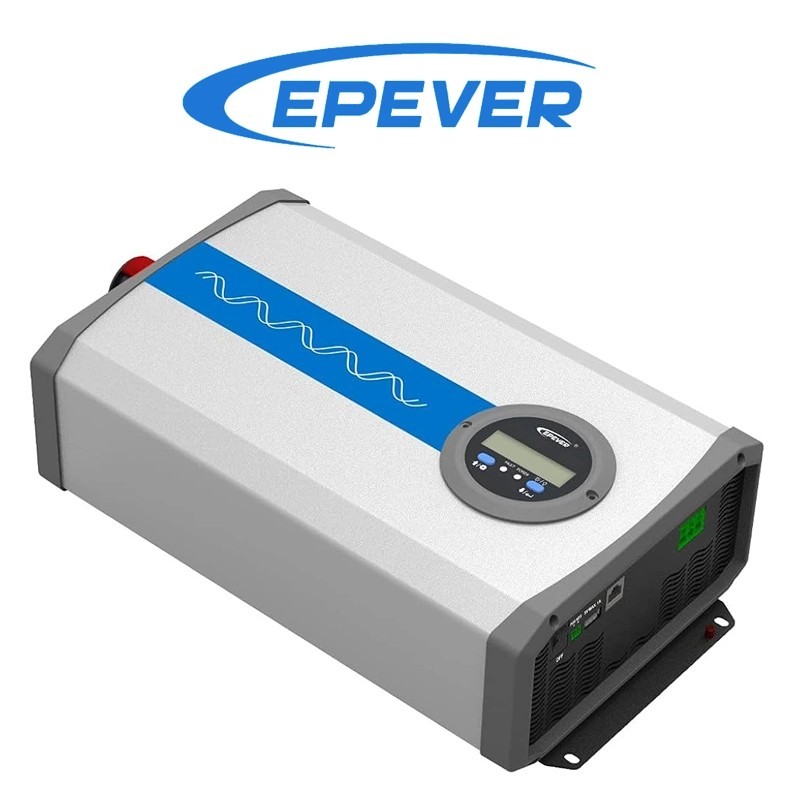 Inversor de onda pura EPEVER IP-PLUS Série 2000W 12V LCD | Damia Solar