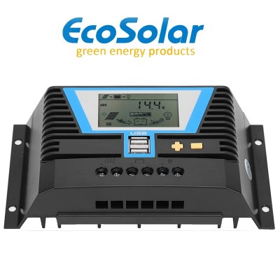 Controlador de carga Ecosolar Premium 60A con pantalla | Damia Solar