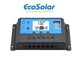 Comprar Regulador Solar Ecosolar 30a Com Ecrã Lcd