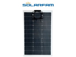 Panel solar semi-flexible SOLARFAM 100W 12V Monocristalino