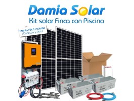 Comprar Kit solar para finca con bomba de piscina