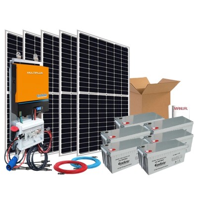 Kit Solar Huerto Plus: Nevera-congelador, luz, bomba de agua | Damia Solar