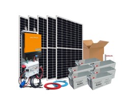 Kit Solar Huerto Plus: Nevera-congelador, luz, bomba de agua | Damia Solar