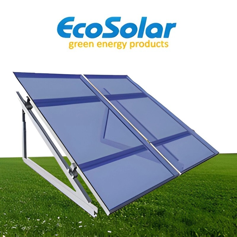 Estructura regulable suelo 4 paneles de 180 a 200W 12V | Damia Solar