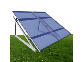 Estructura regulable suelo 2 paneles de 180 a 200W 12V | Damia Solar