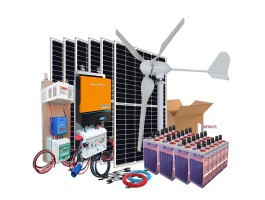 Comprar Kit híbrido solar + eólico 5000W