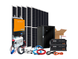 Comprar Kit Solar aislada 4000W Litio uso diario para casa de campo