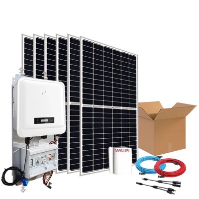 Kit de autoconsumo solar monofásico de 3kW DNS G3 com excedentes