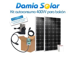 Kit de autoconsumo solar para balcón de 400W 
