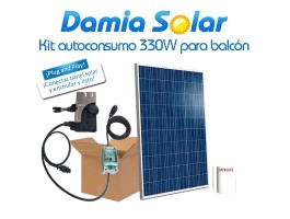 Kit de autoconsumo solar 330W para varanda