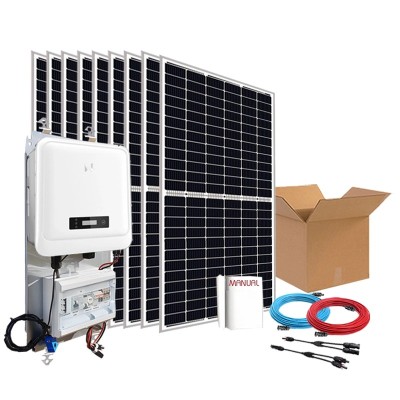 Kit de autoconsumo solar monofásico de 4,2kW DNS G3 com excedentes