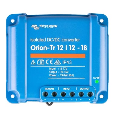 Comprar Convertidor DC-DC Orion 12V/12V 18A (220W) Aislado 