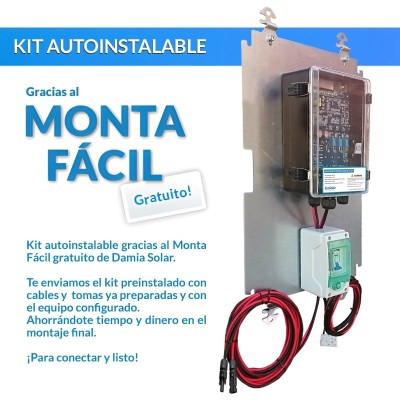 Kit de bombagem Ecosolar 310X - Caudal máx. 2000 litros/h | Damia Solar