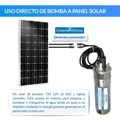 Comprar Kit bombeamento Ecosolar 72X 12V - Fluxo Máx. 720 litros.