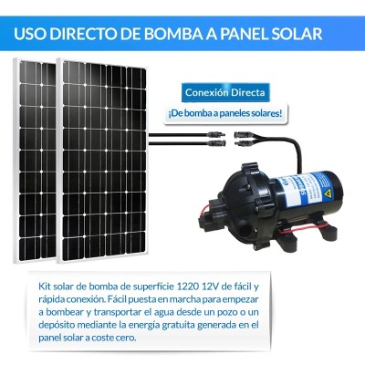 Kit de bombagem Ecosolar 1220 12V - Caudal máx. 1200 litros/h | Damia Solar