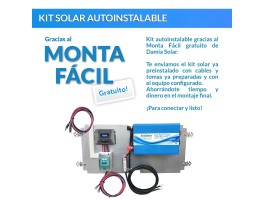 Kit placa solar flexible 500W para balcón
