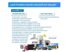 Comprar Kit solar 15000W Uso Diario Estacionarias