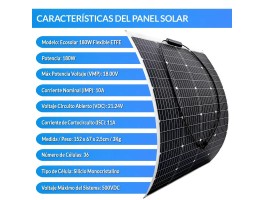 Comprar Kit solar para camper 360w com painéis flexívels