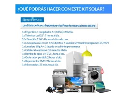 Kit solar 4000W GEL Fines de semana | Damia Solar