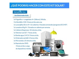 Kit solar 4000W GEL Uso Diario | Damia Solar