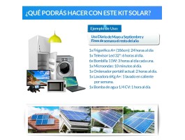 Kit aislada casa de campo 2000W con batería estacionaria | Damia Solar