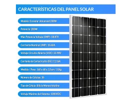 Kit solar completo para autocaravanas 200W Dual. Para carregar 2 baterias | Damia Solar