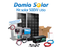 Kit Solar de Litio 500W para verano y fines de semana | Damia Solar