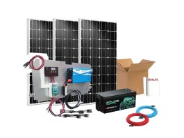 Comprar Kit Solar de Litio 1000W Blue para verano y fines de semana