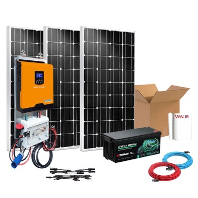 Kit Solar con batería de Litio 1000W verano y fines de semana | Damia Solar