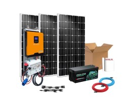 Kit solar com bateria de lítio 1000W para verão e fins de semana | Damia Solar