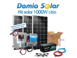 Comprar Kit Solar de Litio 1000W Blue para verano y fines de semana